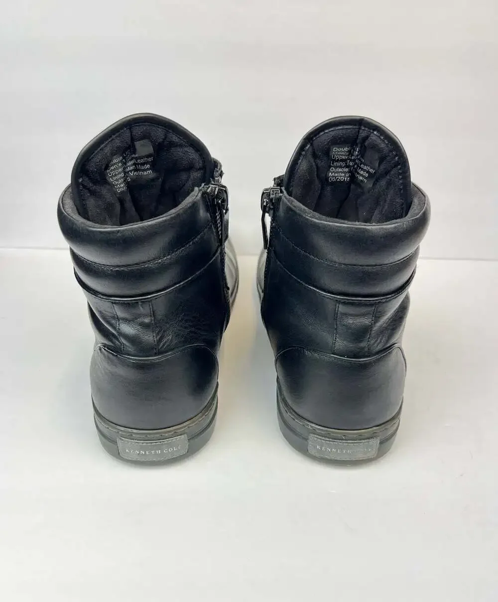 Kenneth Cole New York Double Up Men's Leather High Top Sneakers Sz 13 M